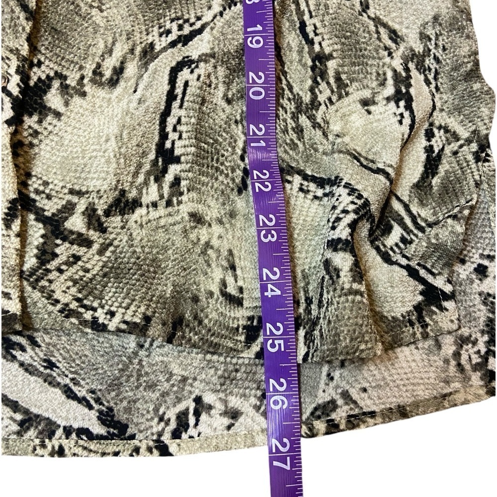 Counterparts Women's Animal Print Button-down Blouse Size Small - Picture 9 of 14